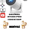 BUĞZ LED projeksiyon cihazı 4K çözünürlük 1280x720 beyaz 2000:1 kontrast USB HDMI kablosuz