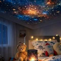 BUĞZ LED Yıldız Projeksiyon Lambası Romantik Oda Atmosfer Işığı