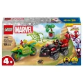  LEGO Marvel Spidey ve İnanılmaz Arkadaşları Spin ve Electro Dinozor Aracı Takibi 11198