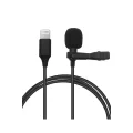 BUĞZ Lightning 2 Metre Double Mikrofon - Siyah