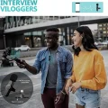 BUĞZ Lightning Girişli Iphone Uyumlu Ikili Kablosuz Yaka Mikrofonu Youtube Facebook Tiktok Vlog