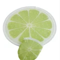 BUĞZ Limon Desenli Kore Yelpaze