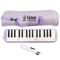 BUĞZ Lino 32 Tuşlu Bez Çantalı Melodika Pastel Mor