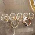 BUĞZ Lüks 5’li Duvar Askısı Banyo Mutfak İçin Havlu  Askılık