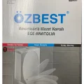 BUĞZ Lüks Yavaş Kapanan Amortisörlü Klozet Kapağı Ses Önleyicili, Kolay Montaj Her modele uyumlu