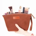  Luna Kadın Seyahat Kozmetik Bakım Makyaj Çantası Organizer Tan Rengi