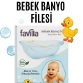 Lüx Kaydırmaz Bebek Yıkama Banyo Duş Filesi (KATLANIR KÜVET UYUMLU)