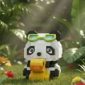 BUĞZ LZ-8634 LOZ ÖRDEKLİ PANDA 190 PARÇA BLOCK OYUNCAK-MİNİ POŞET