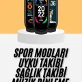  M6 Akıllı Bileklik Siyah Adımsayar Spor Takibi Android ve İOS Uyumlu