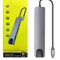  Macbook Pro/air Uyumlu USB Type-C 8 In 1 Hub Dönüştürücü Çevirici Çoklayıcı USB Hdmı Micro Sd 8 Girişli