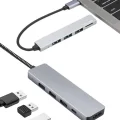 BUĞZ Macbook Pro/air Uyumlu USB Type-C 8 In 1 Hub Dönüştürücü Çevirici Çoklayıcı USB Hdmı Micro Sd 8 Girişli