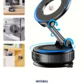 BUĞZ Magsafe Uyumlu 360 Döner Vakumlu Araç Masa ve Duvar Tipi Halka Telefon Tutucu Standı