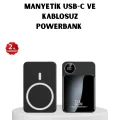 BUĞZ MagSafe Uyumlu Powerbank 20W PD 15W
