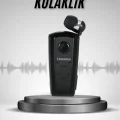 BUĞZ Makaralı Bluetooth Kulakiçi Yaka Kulaklığı Kablosuz Kulaklık - BUĞZ