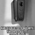BUĞZ Makaralı Bluetooth Kulaklık Kulak İçi Android iOS Uyumlu Titreşimli - BUĞZ