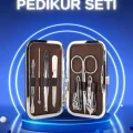 BUĞZ Manikür Pedikür Seti 7 Parça Tırnak Mantarı Tırnak Batığı Temizleme Taşınabilir