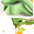 BUĞZ Manuel Plastik Meyve Portakal Karpuz Limon Sıkacağı Kollu Sebze Suyu Sıkma Limonata Aparatı Aleti