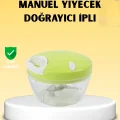 BUĞZ Manuel Yiyecek Doğrayıcı İpli Hızlı Pratik Sebze Kıyıcı