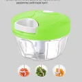 BUĞZ Manuel Yiyecek Doğrayıcı İpli Hızlı Pratik Sebze Kıyıcı