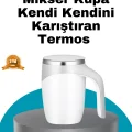 BUĞZ Manyetik Otomatik Karıştırma Bardağı – Şarjlı, Paslanmaz ve Pratik