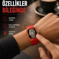 BUĞZ Manyetik Şarjlı Akıllı Saat iOS Android Uyumlu Yeni Nesil