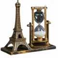 Masa Biblosu Dekoratif Süs Kum Saati Eyfel Kulesi Hediyelik Kum Saati