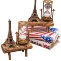  Masa Biblosu Dekoratif Süs Kum Saati Eyfel Kulesi Hediyelik Kum Saati