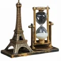 BUĞZ Masa Biblosu Dekoratif Süs Kum Saati Eyfel Kulesi Hediyelik Kum Saati - BUĞZ