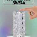  Masa ve Gece Lambası Şık ve Dayanıklı Sensörlü Şarjlı Kristal Lamba