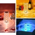 BUĞZ Masa ve Gece Lambası Şık ve Dayanıklı Sensörlü Şarjlı Kristal Lamba