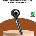 BUĞZ Masaj Fonksiyonlu Filtreli Duş Başlığı Dayanıklı Yapı
