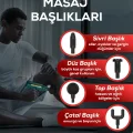 BUĞZ Masaj tabancası titreşimli 4 başlıklı mavi 19x13 cm - Süpermarket - Sağlık Kategorisi