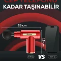 BUĞZ Masaj tabancası titreşimli 4 başlıklı mavi 19x13 cm - Süpermarket - Sağlık Kategorisi