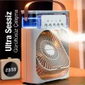 BUĞZ Masaüstü çok renkli 600ml 5 spreyli ışıklı vantilatör 2 yıl garantili - Elektronik