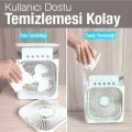 BUĞZ Masaüstü çok renkli 600ml 5 spreyli ışıklı vantilatör 2 yıl garantili - Elektronik