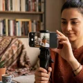 BUĞZ Masaüstü Telefon Tripodu Katlanabilir Telefon Tutucu Video Çekim Standı