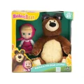 BUĞZ Masha ile Koca Ayı 20 Cm Peluş 12 Cm Bebek MHA21000