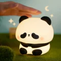 BUĞZ Masum Oturan Panda Tasarımlı Gece Lambası - Dokunmatik - Şarjlı
