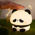 BUĞZ Masum Oturan Panda Tasarımlı Gece Lambası - Dokunmatik - Şarjlı