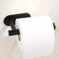 BUĞZ Mat Siyah Kendinden Yapışkanlı Tuvalet Kağıtlığı