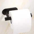 BUĞZ Mat Siyah Kendinden Yapışkanlı Tuvalet Kağıtlığı