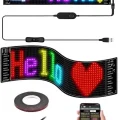BUĞZ Matrix Led Cama Yapışan Telefon Kontrollü Panel Dijital Ekran Kumandalı - BUĞZ