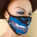 BUĞZ Mavi Kamuflaj Maske