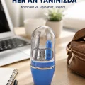 BUĞZ Mavi Kişisel Bakım Seti Cımbız Makas Tırnak Makası ve Törpü