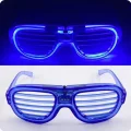 BUĞZ Mavi Led Işıklı Parti Gözlüğü - Neon 3 Modlu