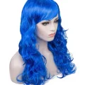 BUĞZ Mavi Renk Parti Peruğu