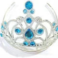 BUĞZ Mavi Taşlı Prenses Tacı