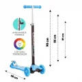  Mavi Twist Işıklı Scooter Kırmızı