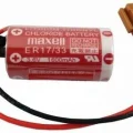 BUĞZ Maxell ER17/33 3.6V 2/3A Size Lithium Pil - Kahverengi Soket