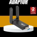  Mbps Wifi Alıcı Kablosuz Wifi Adaptörü Çift Band Çift Antenli